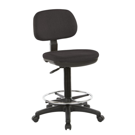 Sculptured Seat and Back Drafting Chair in Diamond Shale, DC517-295