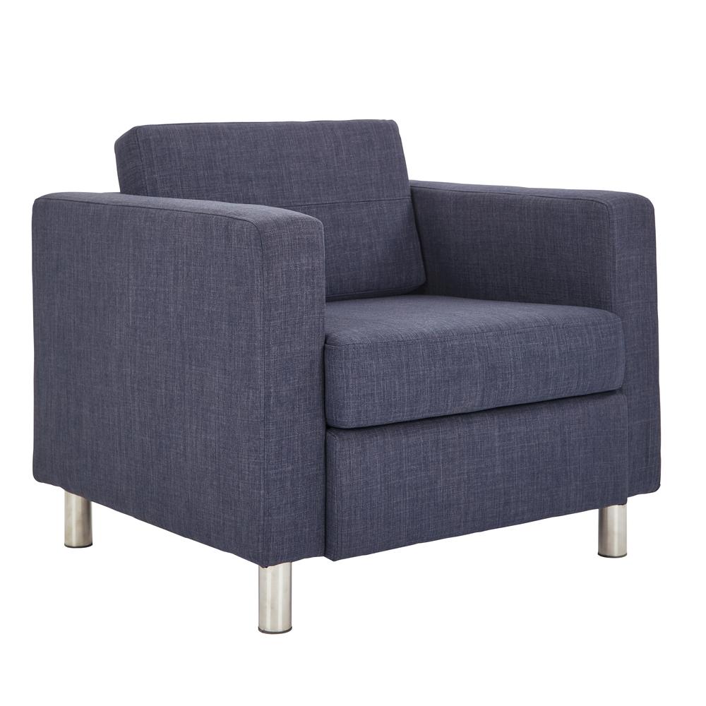 Pacific Armchair In Navy Fabric, PAC51-M19