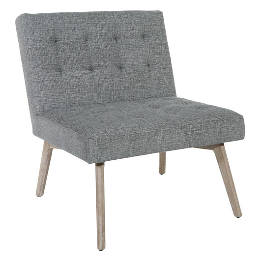 Sadie Chair in Charcoal Fabric and Grey Legs, SDE51-W16