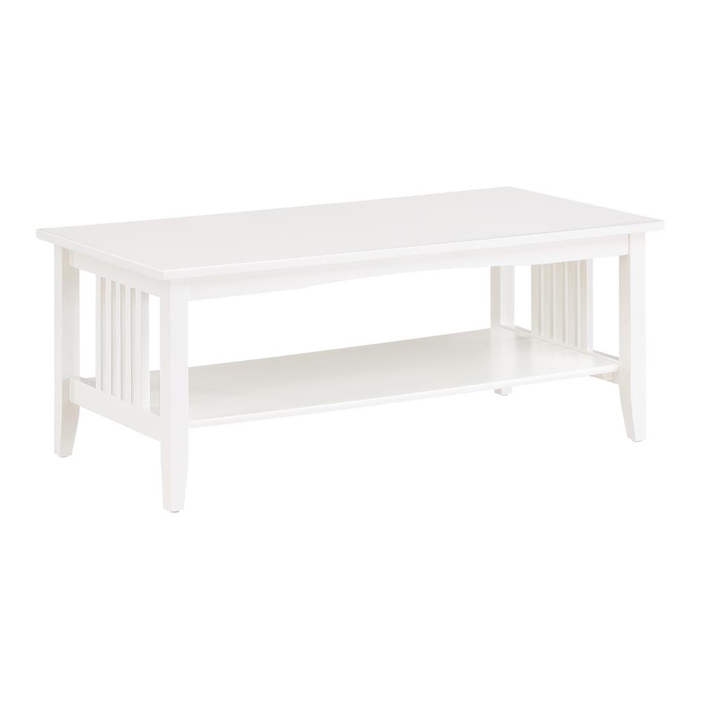 Sierra Coffee Table, White Finish