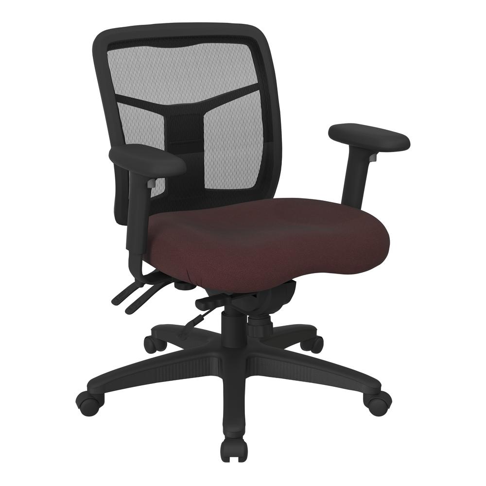 ProGrid¬Æ Back Mid Back Managers Chair inIcon Burgundy, 92893-227