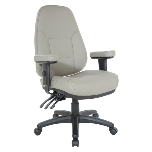 Professional Dual Function Ergonomic High Back Chair in Dillon Stratus, EC4300-R103