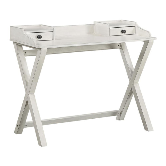 Barton Writing Desk in White Wash finish , BRT55-WW