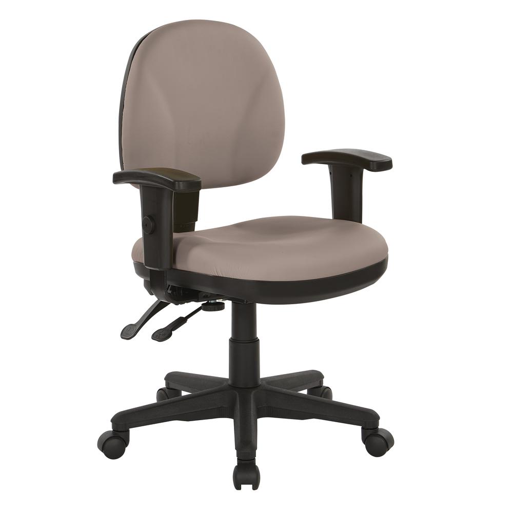 Sculptured Ergonomic Managers Chair in Dillon Stratus, 8180-R103