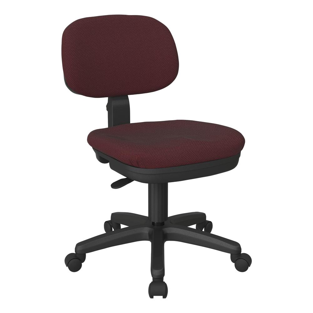 Basic Task Chair in Diamond Wine fabric, SC117-298