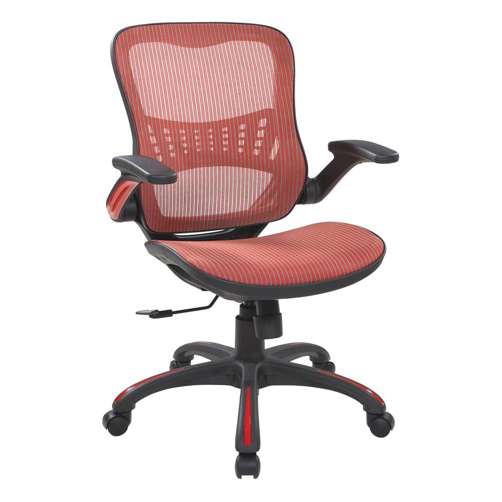 Mesh Seat and Back Manager‚Äôs Chair in Red Mesh, 69906-9