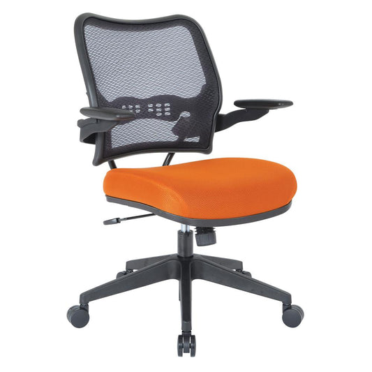 Deluxe Chair with AirGrid¬Æ Back and Orange Mesh Seat, 13-37N1P3-18