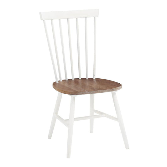 Eagle Ridge Dining Chair with Toffee Finished seat and Cream Base 2 Pack, EAG1787-CMDT