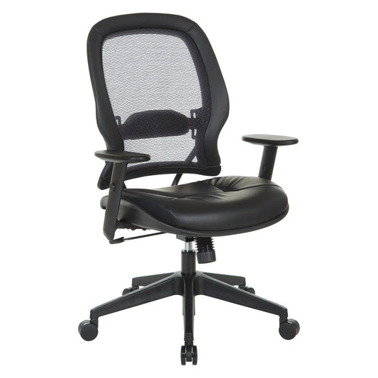 Dark Air Grid¬Æ Back Managers Chair, Black