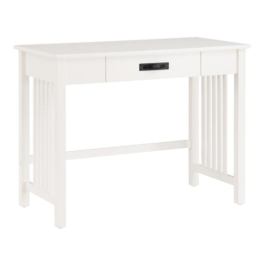 Sierra Writing Desk, White Finish