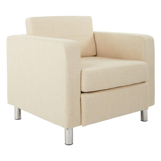 Pacific Armchair In Cream Fabric, PAC51-M52