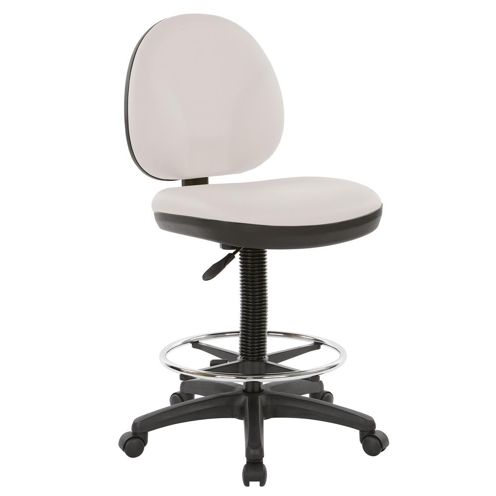 Sculptured Seat and Back Drafting Chair in Dillon Snow, DC550-R101