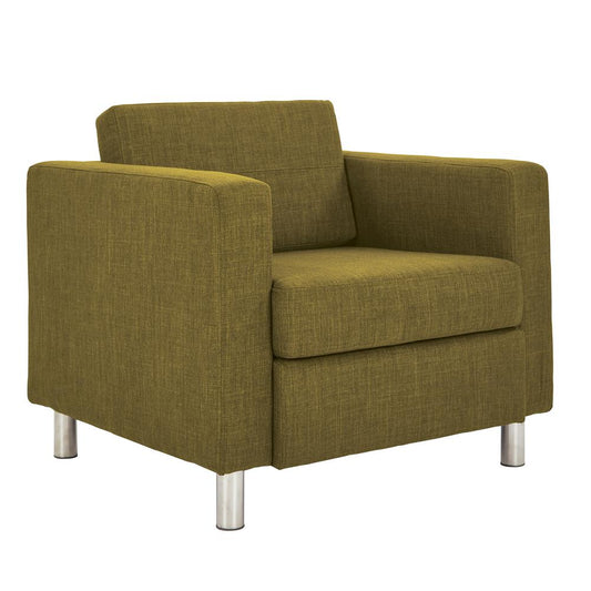 Pacific Armchair In Green Fabric, PAC51-M17