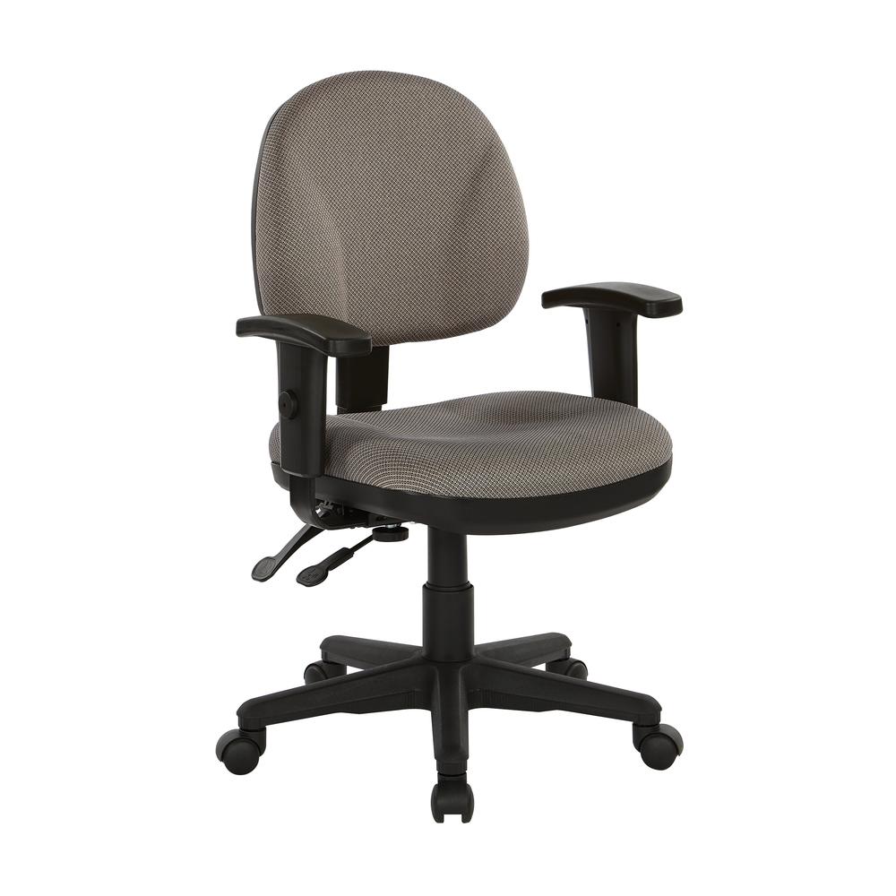 Sculptured Ergonomic Managers Chair in Diamond Gold Dust Fabric, 8180-294