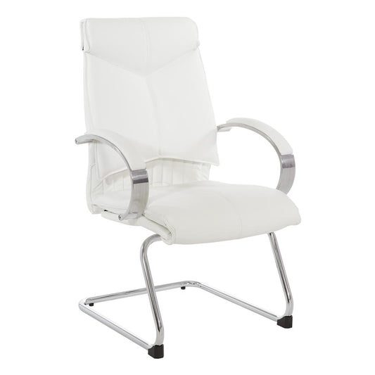 Deluxe High Back Chair, White