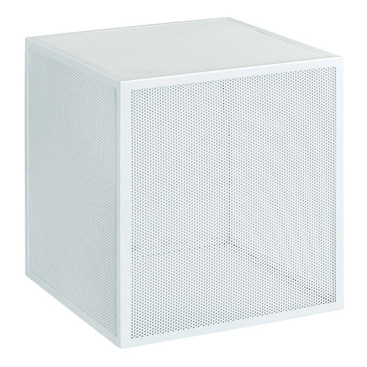 Catalina Accent Cube Table in White