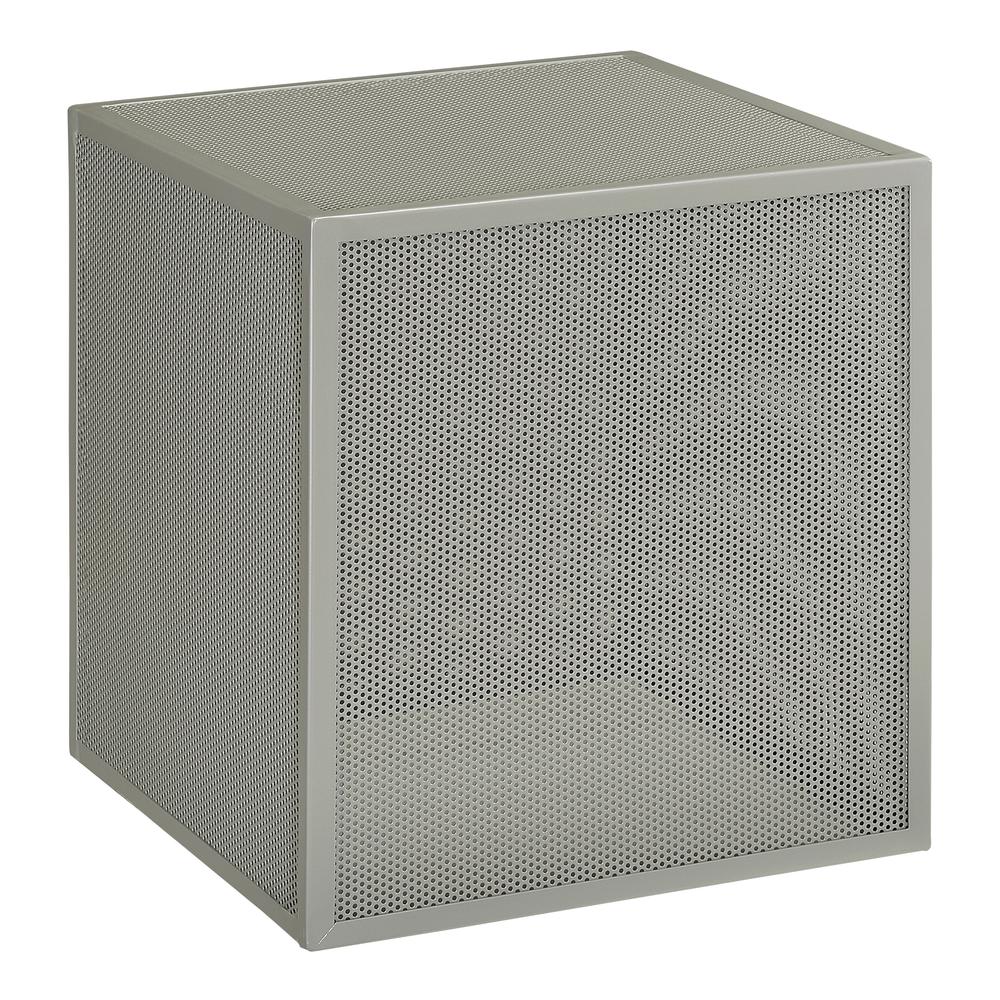 Catalina Accent Cube Table in Grey