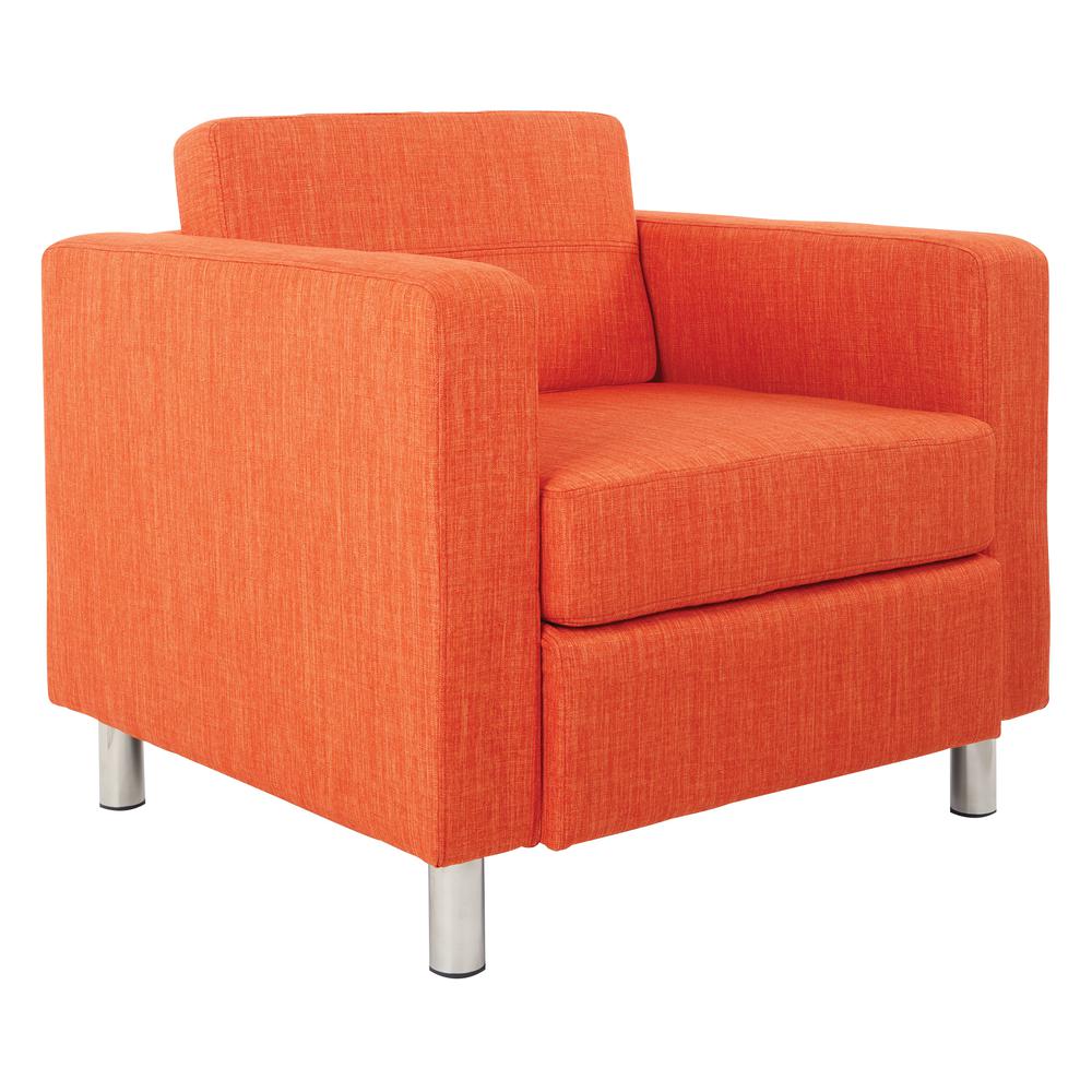 Pacific Armchair In Tangerine Fabric, PAC51-M5