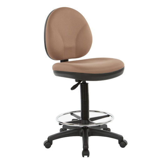 Sculptured Seat and Back Drafting Chair in Icon Taupe, DC550-232