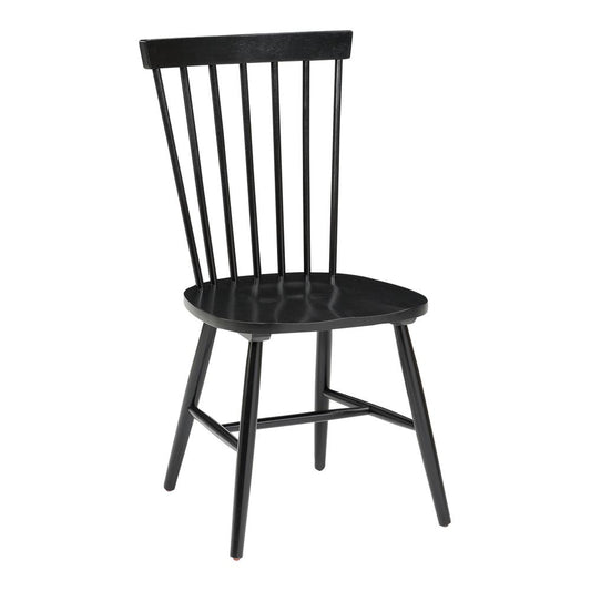 Eagle Ridge Dining Chair in Black Finish 2 Pack, EAG1787-BLK