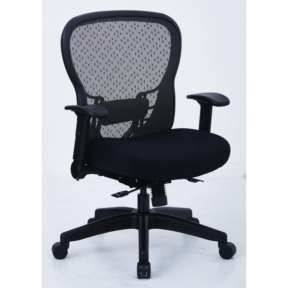 R2 SpaceGrid Back Chair with Memory Foam Mesh Seat