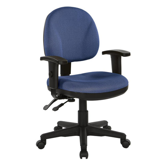 Sculptured Ergonomic Managers Chair in Diamond Blue Galaxy, 8180-296