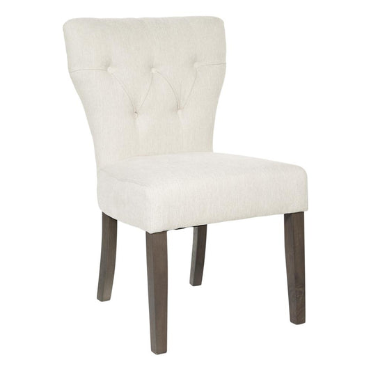 Andrew Dining Chair in Cream with Grey Brushed Legs, ANDG-H15