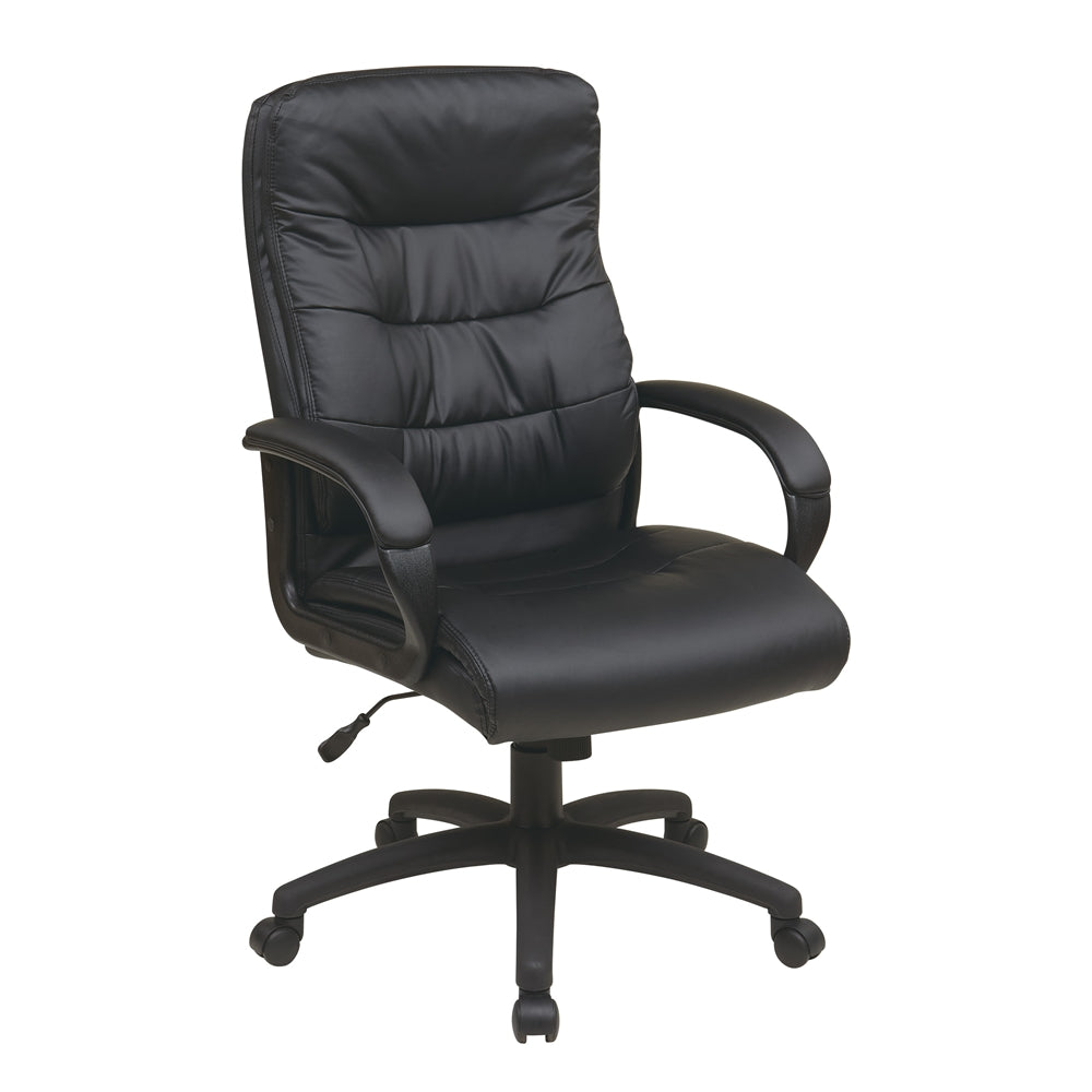 High Back Faux Leather Executive Chair