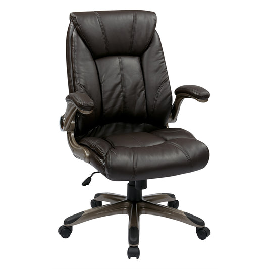 Faux Leather Mid Back Managers Chair