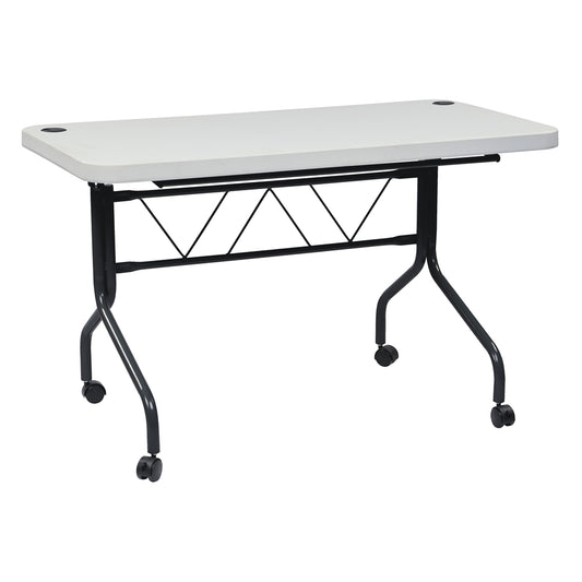 4‚Äô Resin Multi Purpose Flip Table with Locking Casters