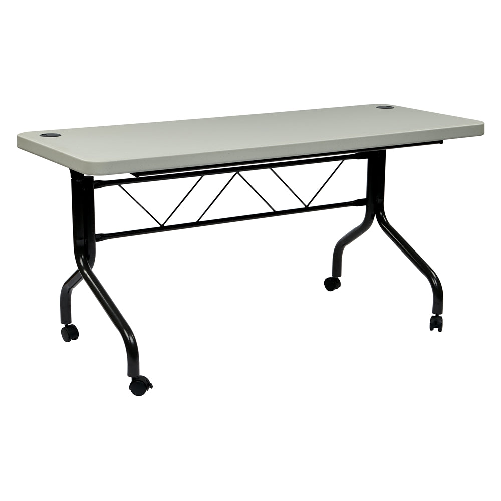 5‚Äô Resin Multi Purpose Flip Table with Locking Casters