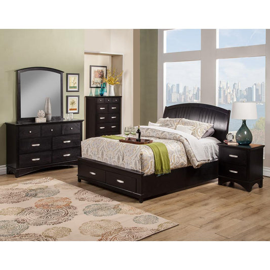 Madison Queen Bed, Dark Espresso