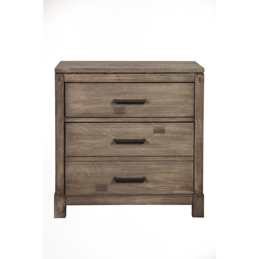 Sydney 2 Drawer Nightstand, Weathered Grey