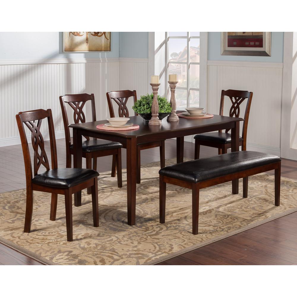 Provo Side Chairs, Dark Cherry