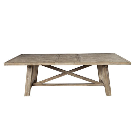 Newberry Extension Dining Table, Weathered Natural