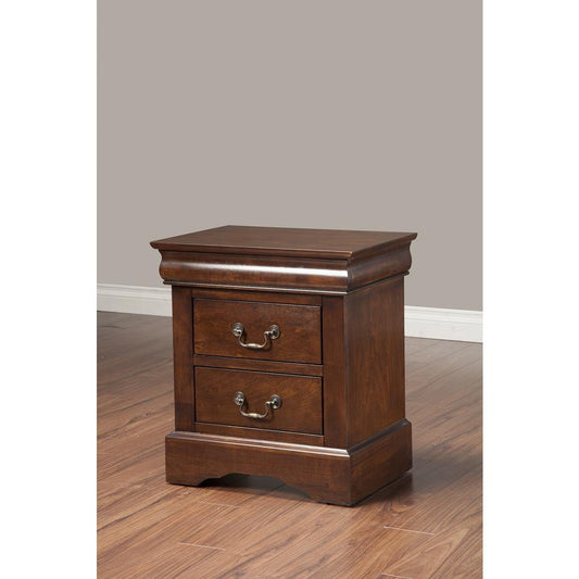 West Haven 2 Drawer Nightstand, Cappuccino