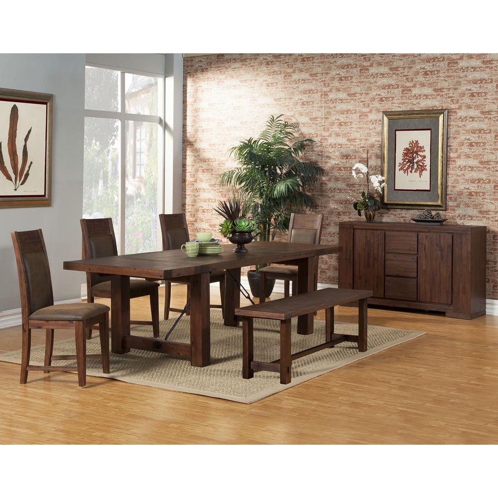 Pierre Dining Table, Antique Cappuccino