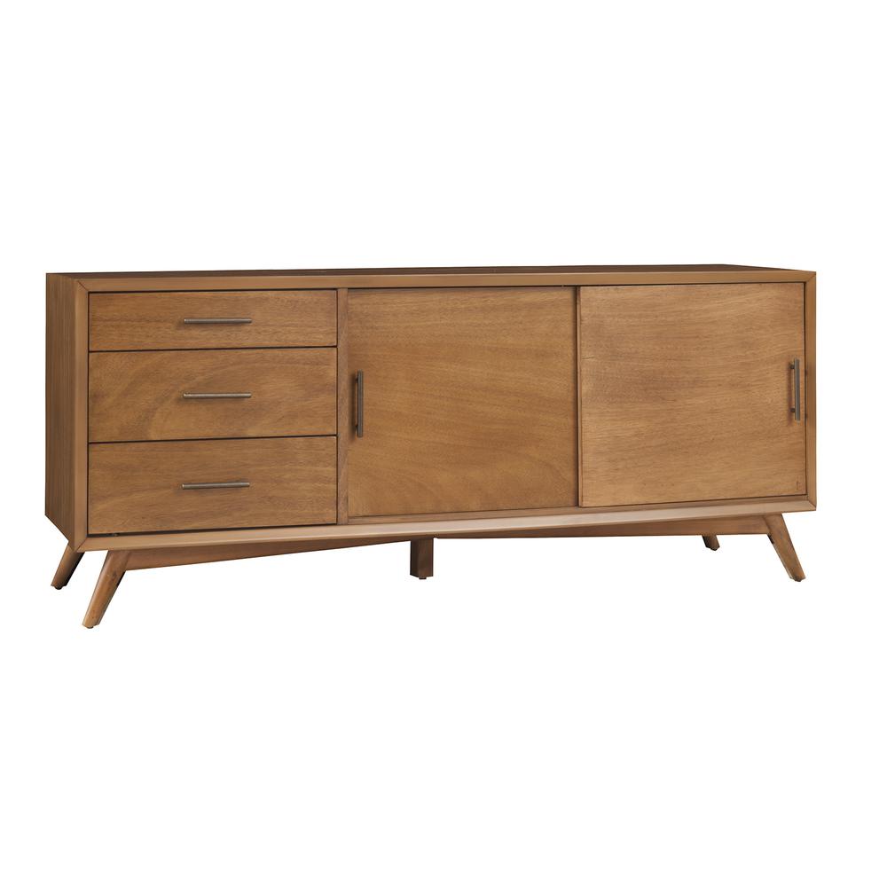 Flynn Large TV Console, Acorn