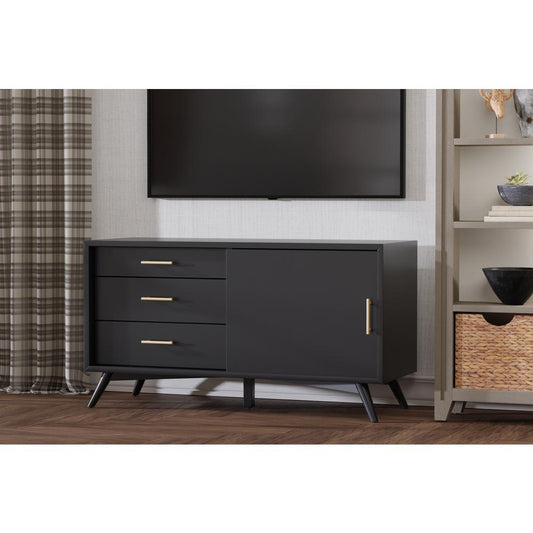 Flynn Small TV Console, Black