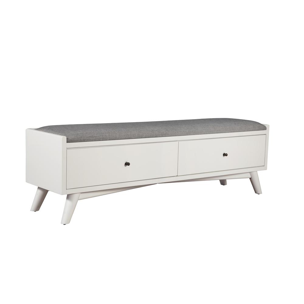 Flynn Bench, White