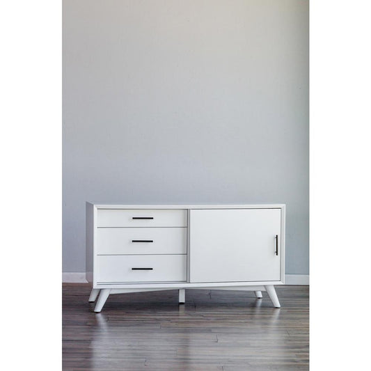 Flynn Small TV Console, White