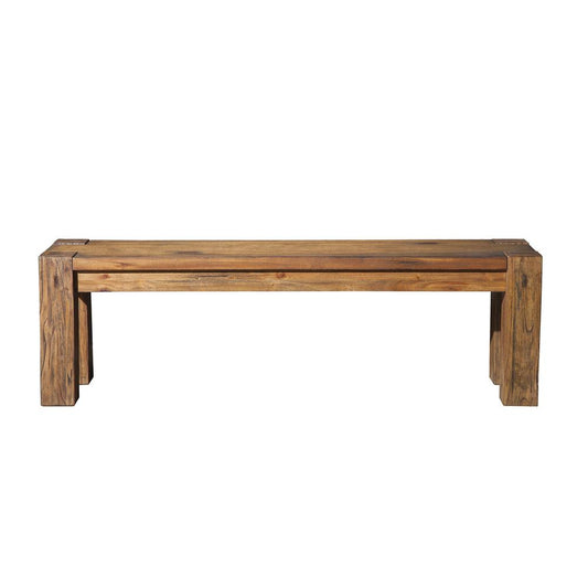 Shasta Dining Bench, Salvaged Natural