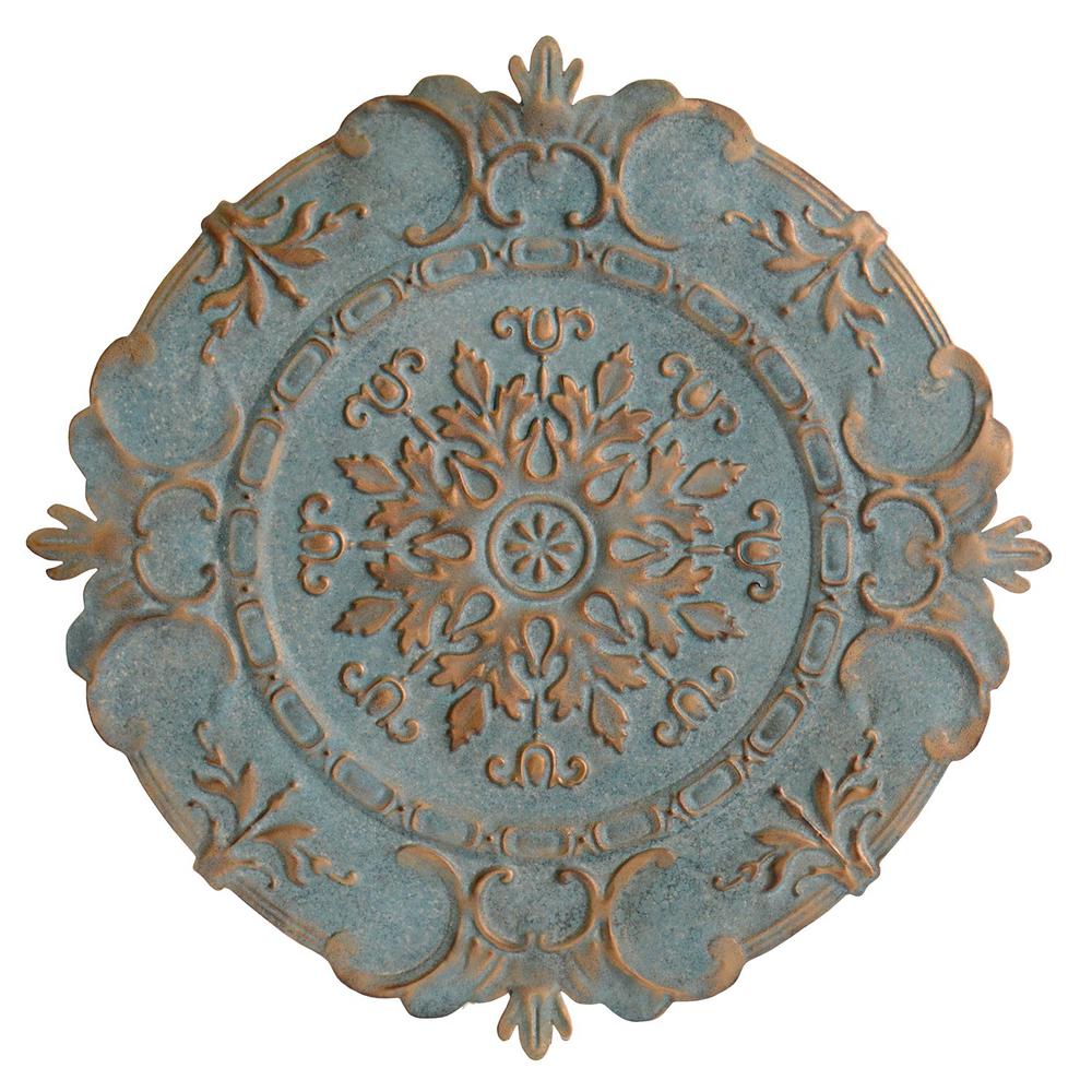 Stratton Home Decor Blue European Medallion Wall Decor