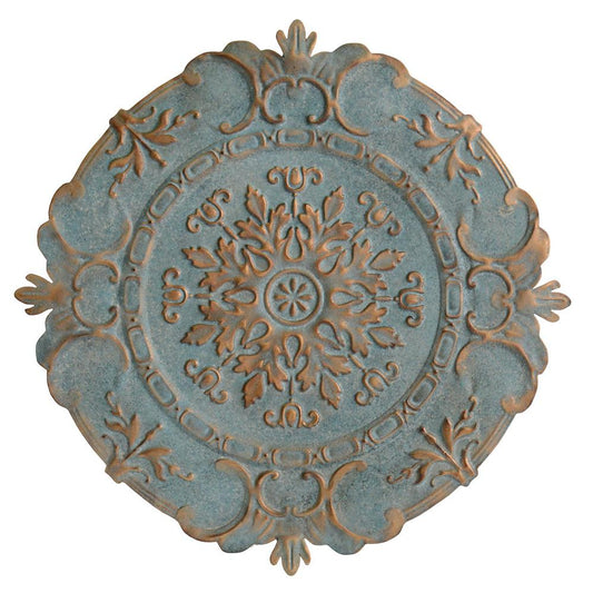 Stratton Home Decor Blue European Medallion Wall Decor