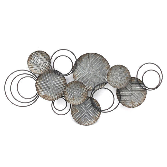 Stratton Home Decor Galvanized Plates Wall Decor