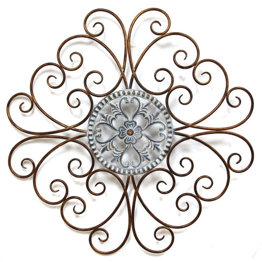 Stratton Home Decor Scroll Medallion Wall Decor