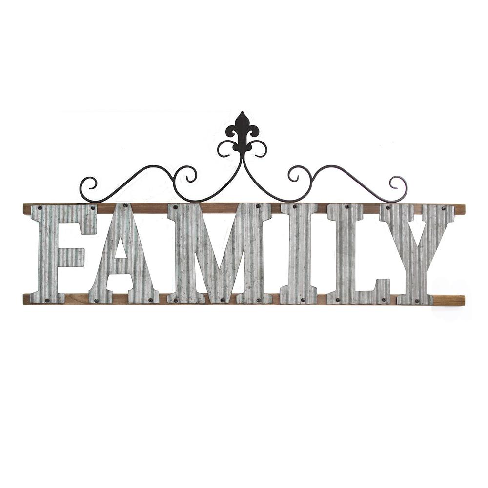 Stratton Home Decor Family Wall Sign