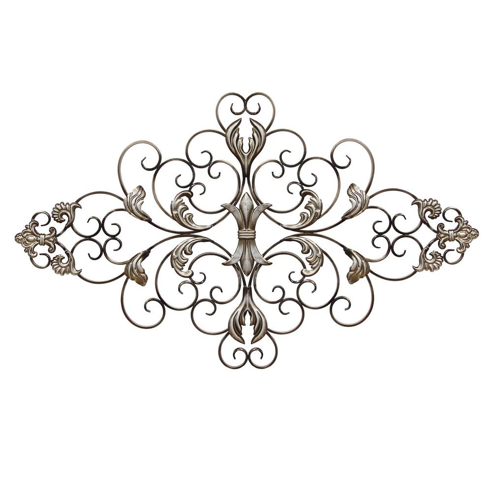 Stratton Home Decor Ornate Scroll Wall Decor