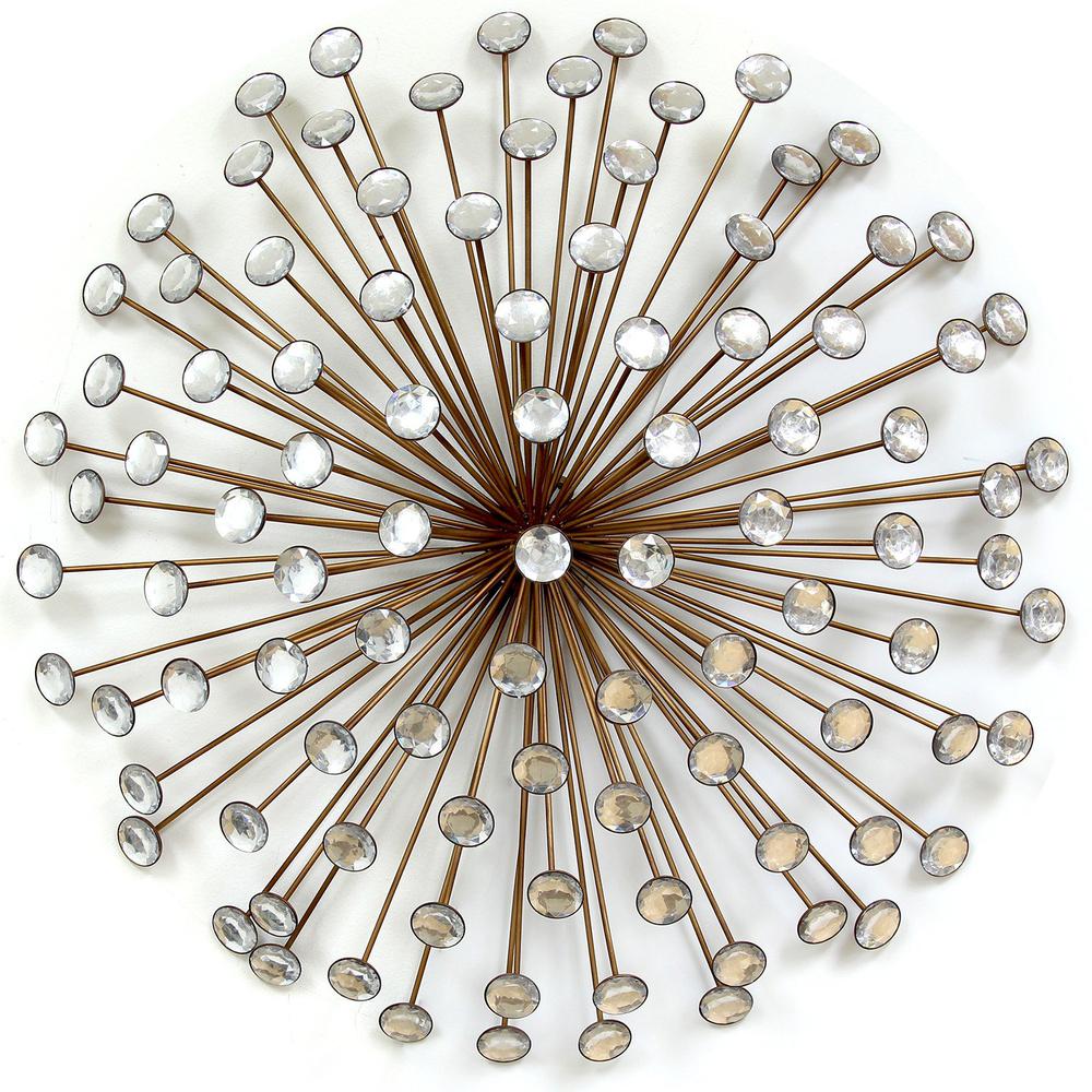 Stratton Home Decor Bronze Acrylic Burst