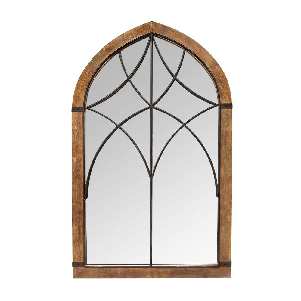 Stratton Home Decor Augusta Cathedral Mirror